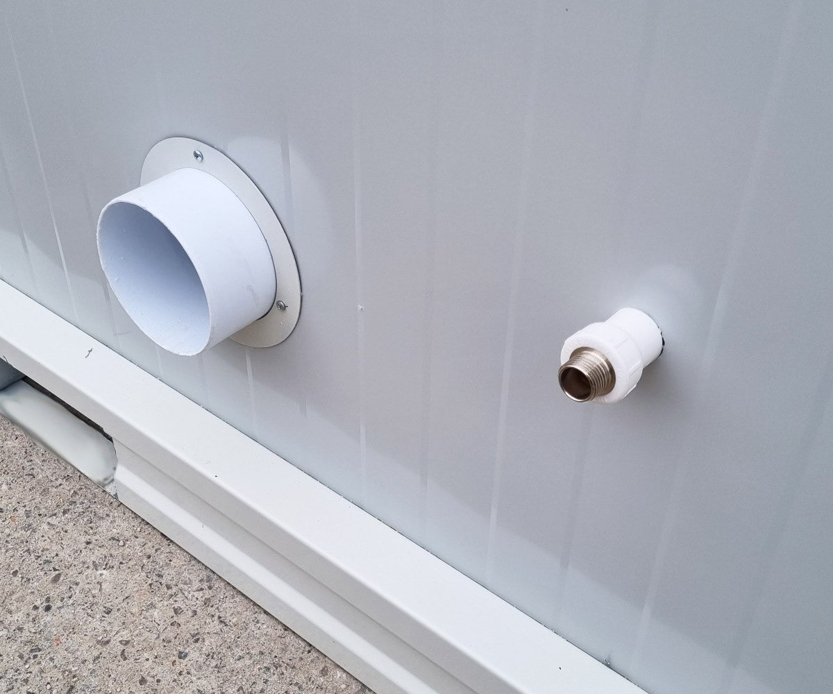 Aseo accesible - contenedor de WC con rampa - sin barreras