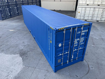 Contenedor Open Side (OS) 40 pies – High Cube | Nuevo Azul