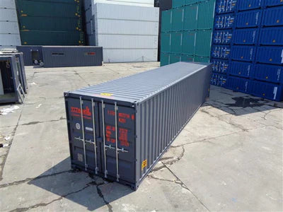Contenedor de 40 pies con puertas en ambos extremos nuevo Gris