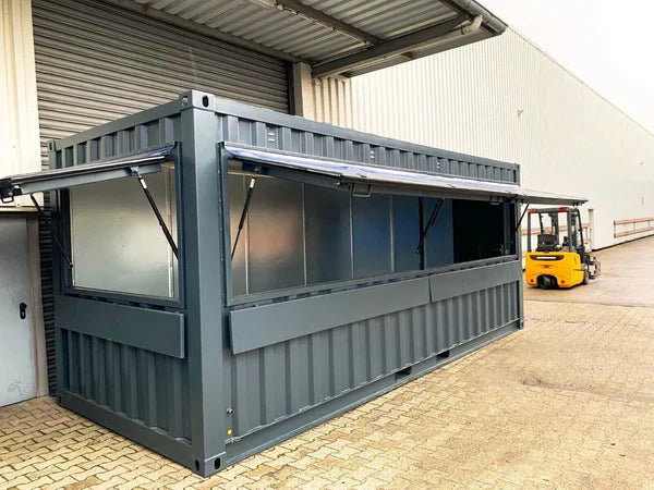 Contenedor de ventas de 20 pies Nuevo stand de ventas