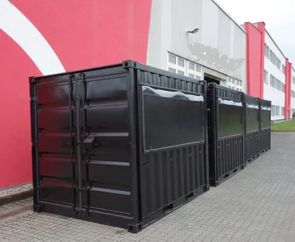 Contenedor de ventas de 10 pies - Nuevo stand de feria