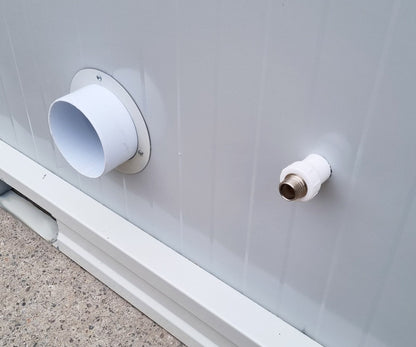 Aseo accesible - contenedor de WC con rampa - sin barreras